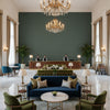 BF10962.796.0 | Kravet - Hotel Lobby Visualization (AI-generated, may not be to scale. Verify pattern scale with product specifications.)