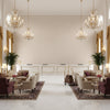 BF10962.925.0 | Kravet - Hotel Lobby Visualization (AI-generated, may not be to scale. Verify pattern scale with product specifications.)