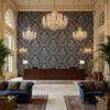 BF10962.985.0 | Kravet - Hotel Lobby Visualization (AI-generated, may not be to scale. Verify pattern scale with product specifications.)
