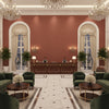 BF10965.450.0 | Kravet - Hotel Lobby Visualization (AI-generated, may not be to scale. Verify pattern scale with product specifications.)