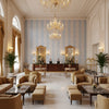 BF11023.725.0 | Kravet - Hotel Lobby Visualization (AI-generated, may not be to scale. Verify pattern scale with product specifications.)