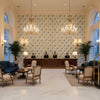 BF11025.2.0 | Kravet - Hotel Lobby Visualization (AI-generated, may not be to scale. Verify pattern scale with product specifications.)