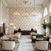 BF11025.4.0 | Kravet - Hotel Lobby Visualization (AI-generated, may not be to scale. Verify pattern scale with product specifications.)