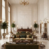 BF11027.104.0 | Kravet - Hotel Lobby Visualization (AI-generated, may not be to scale. Verify pattern scale with product specifications.)