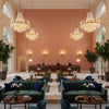 BF11035.1.0 | Kravet - Hotel Lobby Visualization (AI-generated, may not be to scale. Verify pattern scale with product specifications.)