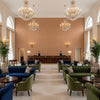 BF11035.5.0 | Kravet - Hotel Lobby Visualization (AI-generated, may not be to scale. Verify pattern scale with product specifications.)