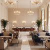 BF11037.250.0 | Kravet - Hotel Lobby Visualization (AI-generated, may not be to scale. Verify pattern scale with product specifications.)