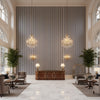 BF11037.680.0 | Kravet - Hotel Lobby Visualization (AI-generated, may not be to scale. Verify pattern scale with product specifications.)