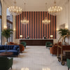 BF11059.2.0 | Kravet - Hotel Lobby Visualization (AI-generated, may not be to scale. Verify pattern scale with product specifications.)