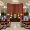 BF11059.6.0 | Kravet - Hotel Lobby Visualization (AI-generated, may not be to scale. Verify pattern scale with product specifications.)