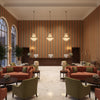 BF11062.3.0 | Kravet - Hotel Lobby Visualization (AI-generated, may not be to scale. Verify pattern scale with product specifications.)