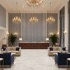 BF11065.660.0 | Kravet - Hotel Lobby Visualization (AI-generated, may not be to scale. Verify pattern scale with product specifications.)