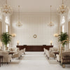 BF11066.104.0 | Kravet - Hotel Lobby Visualization (AI-generated, may not be to scale. Verify pattern scale with product specifications.)