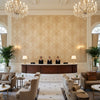 BF11066.120.0 | Kravet - Hotel Lobby Visualization (AI-generated, may not be to scale. Verify pattern scale with product specifications.)