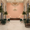 BF11066.407.0 | Kravet - Hotel Lobby Visualization (AI-generated, may not be to scale. Verify pattern scale with product specifications.)