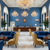BF11066.602.0 | Kravet - Hotel Lobby Visualization (AI-generated, may not be to scale. Verify pattern scale with product specifications.)
