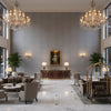 BF11066.640.0 | Kravet - Hotel Lobby Visualization (AI-generated, may not be to scale. Verify pattern scale with product specifications.)