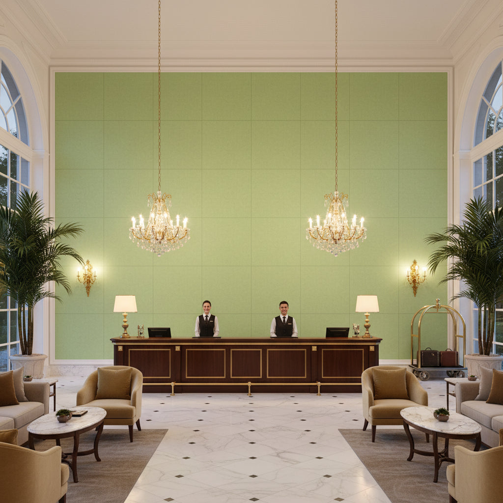 BF11066.760.0 | Kravet - Hotel Lobby Visualization (AI-generated, may not be to scale. Verify pattern scale with product specifications.)