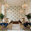BFC-3505.53.0 | Kravet - Hotel Lobby Visualization (AI-generated, may not be to scale. Verify pattern scale with product specifications.)