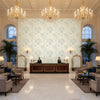 BFC-3520.15.0 | Kravet - Hotel Lobby Visualization (AI-generated, may not be to scale. Verify pattern scale with product specifications.)