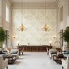 BFC-3520.315.0 | Kravet - Hotel Lobby Visualization (AI-generated, may not be to scale. Verify pattern scale with product specifications.)