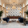 BFC-3520.5.0 | Kravet - Hotel Lobby Visualization (AI-generated, may not be to scale. Verify pattern scale with product specifications.)