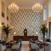 BFC-3682.530.0 | Kravet - Hotel Lobby Visualization (AI-generated, may not be to scale. Verify pattern scale with product specifications.)