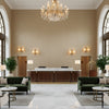 BFC-3692.106.0 | Kravet - Hotel Lobby Visualization (AI-generated, may not be to scale. Verify pattern scale with product specifications.)