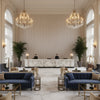 BFC-3704.110.0 | Kravet - Hotel Lobby Visualization (AI-generated, may not be to scale. Verify pattern scale with product specifications.)