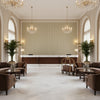 BFC-3704.130.0 | Kravet - Hotel Lobby Visualization (AI-generated, may not be to scale. Verify pattern scale with product specifications.)