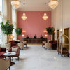 BFC-3704.97.0 | Kravet - Hotel Lobby Visualization (AI-generated, may not be to scale. Verify pattern scale with product specifications.)