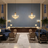 BFC-3707.5.0 | Kravet - Hotel Lobby Visualization (AI-generated, may not be to scale. Verify pattern scale with product specifications.)