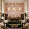 BFC-3708.910.0 | Kravet - Hotel Lobby Visualization (AI-generated, may not be to scale. Verify pattern scale with product specifications.)