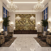 BP10628.4.0 | Kravet - Hotel Lobby Visualization (AI-generated, may not be to scale. Verify pattern scale with product specifications.)