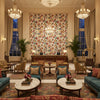 BP10631.4.0 | Kravet - Hotel Lobby Visualization (AI-generated, may not be to scale. Verify pattern scale with product specifications.)
