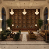 BP10816.4.0 | Kravet - Hotel Lobby Visualization (AI-generated, may not be to scale. Verify pattern scale with product specifications.)