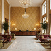 BP10828.2.0 | Kravet - Hotel Lobby Visualization (AI-generated, may not be to scale. Verify pattern scale with product specifications.)