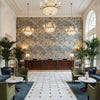 BP10833.1.0 | Kravet - Hotel Lobby Visualization (AI-generated, may not be to scale. Verify pattern scale with product specifications.)