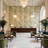 BP10851.2.0 | Kravet - Hotel Lobby Visualization (AI-generated, may not be to scale. Verify pattern scale with product specifications.)