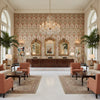 BP10853.5.0 | Kravet - Hotel Lobby Visualization (AI-generated, may not be to scale. Verify pattern scale with product specifications.)