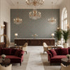 BP10930.4.0 | Kravet - Hotel Lobby Visualization (AI-generated, may not be to scale. Verify pattern scale with product specifications.)