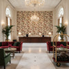 BP10938.2.0 | Kravet - Hotel Lobby Visualization (AI-generated, may not be to scale. Verify pattern scale with product specifications.)
