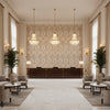 BP10939.3.0 | Kravet - Hotel Lobby Visualization (AI-generated, may not be to scale. Verify pattern scale with product specifications.)