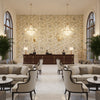 BP10948.4.0 | Kravet - Hotel Lobby Visualization (AI-generated, may not be to scale. Verify pattern scale with product specifications.)