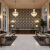 BP10967.2.0 | Kravet - Hotel Lobby Visualization (AI-generated, may not be to scale. Verify pattern scale with product specifications.)