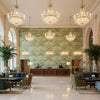 BP10971.1.0 | Kravet - Hotel Lobby Visualization (AI-generated, may not be to scale. Verify pattern scale with product specifications.)