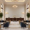 BP10999.5.0 | Kravet - Hotel Lobby Visualization (AI-generated, may not be to scale. Verify pattern scale with product specifications.)