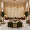 BP10999.6.0 | Kravet - Hotel Lobby Visualization (AI-generated, may not be to scale. Verify pattern scale with product specifications.)