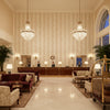 BP10999.8.0 | Kravet - Hotel Lobby Visualization (AI-generated, may not be to scale. Verify pattern scale with product specifications.)