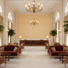 BP11002.840.0 | Kravet - Hotel Lobby Visualization (AI-generated, may not be to scale. Verify pattern scale with product specifications.)